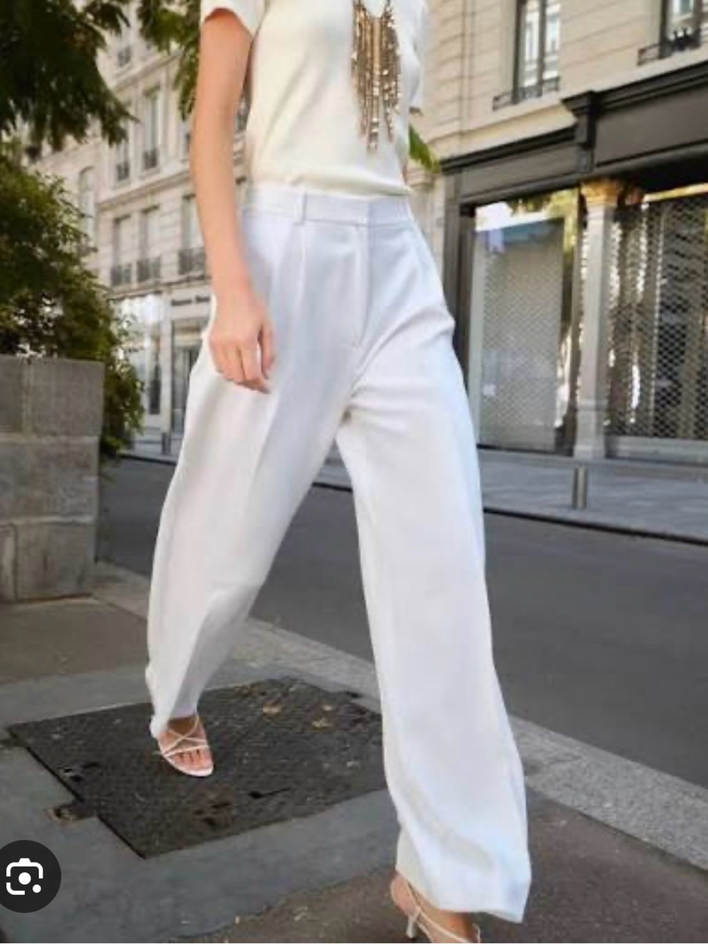 Zara wide leg trousers